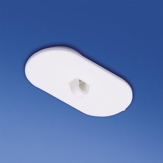 Double bouton blanc adhesif pour plafond