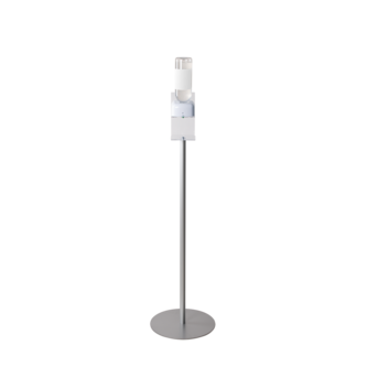 FLOOR STANDS WITH TOUCHLESS HAND SANITIZER DISPENSER HOLDER