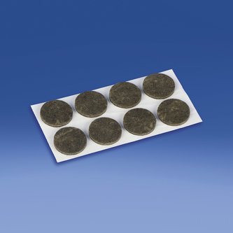 Adhesive brown felt pad diametre mm. 24, thickness mm. 3,5
