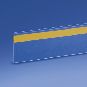 Flat adhesive scanner rail mm. 40 x 1000 antiglare pvc
