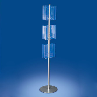 Floor standing columns with 6 a4 pockets