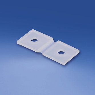 Bisagra flexible de plástico semitransparente