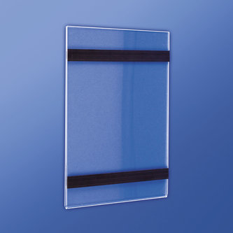 Pochette transparente a fixation magnetique a6 - 105 x 150 mm.