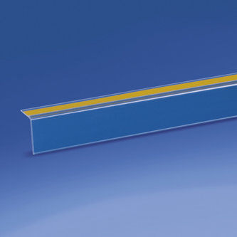 Riel de escáner adhesivo a 90° mm. 20 x 1000 - adhesivo bajo la solapa posterior pvc antideslumbrante