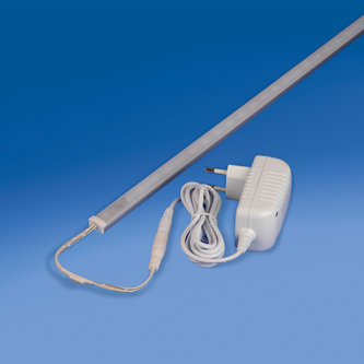 Kit LED-Leiste und ein Transformator geeignet für die Beleuchtung eines Regals