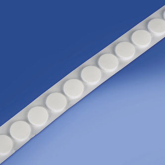 White velcro pad for high temperatures 