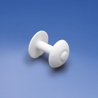 Automatic buttons head mm. 15 (sab 15/15) white