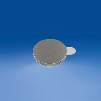 Cylindrical magnet with adhesive ø mm. 13 - thickness mm. 1