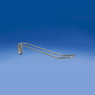 Double metal prongs with hinged hooking system mm. 300