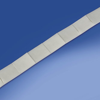 Rechteckiges Klettverschluss-Pad mm. 20x30 weiß