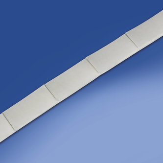 Almohadilla de velcro rectangular mm. 20x50 blanca