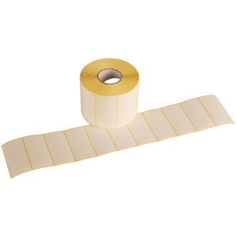 ROLLS SELF-ADHESIVE LABELS TO USE WITH THERMAL TRANSFER RIBBON