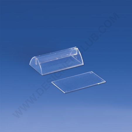 Petit socle transparent 100 mm. Épaisseur 1,7/1,8 mm