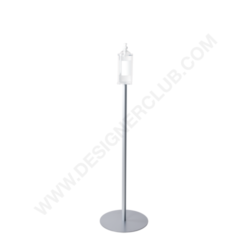 Floor stand with hand sanitizer dispenser holder type 2 (minimum order 2 pcs)