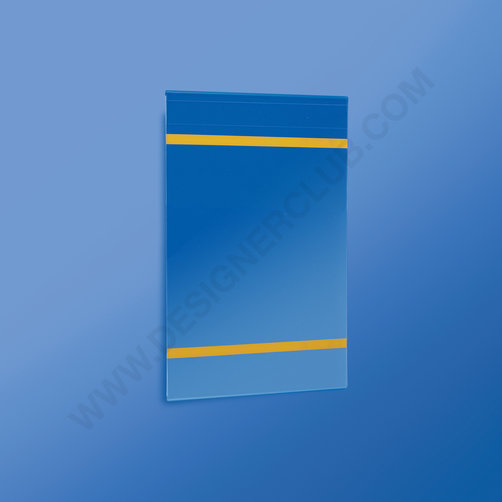 Pocket sign holder with transparent adhesive a5 - 148 x 210 mm.