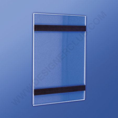 Pochette transparente a fixation magnetique a6 - 105 x 150 mm.