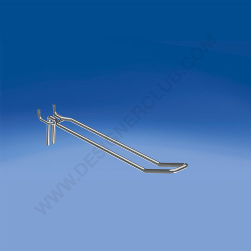 Double metal prong for slatwall mm. 250