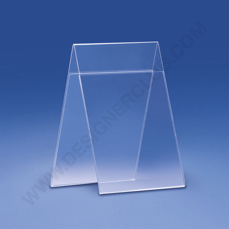 V-shaped double-sided sign holder a4 - 210 x 297 mm.