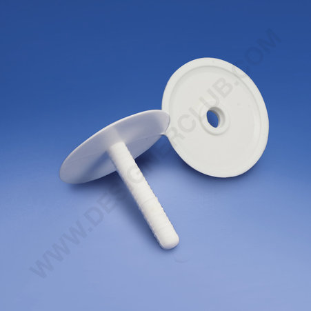 Głowica przycisków automatycznych mm. 28 (njab 28/22) biały materiał z recyklingu ♻