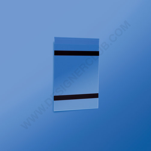 Pocket sign holder with magnetic tape a8 - 52 x 74 mm.