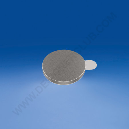 Cylindrical magnet with adhesive ø mm. 13 - thickness mm. 1