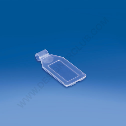 Taschen-Etikettenhalter mm. 25x38 für Drahtdurchmesser mm. 5,6 / 5,7