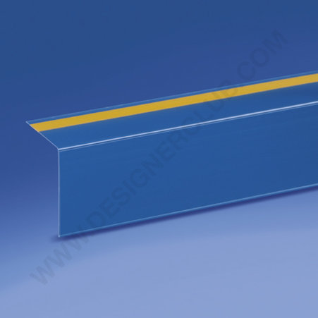 Carril de escaneo adhesivo de 90° mm. 40 x 1000 - parte trasera 30 mm. cristal pvc