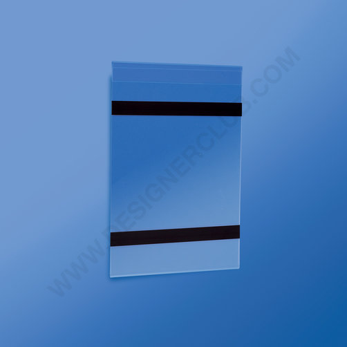 Pocket sign holder with magnetic tape a6 - 105 x 148 mm.