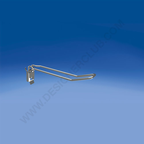 Double metal prong with hinged hooking system mm. 200