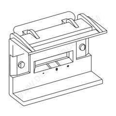 Electronic label holder support