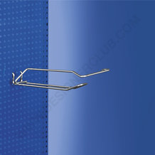Double prong simple hook with l-hook price holder mm. 200