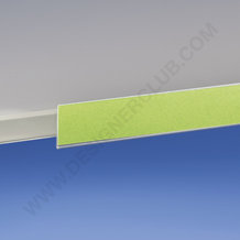 Profil porte-Étiquettes adhÉsif simple pli 17 x 1000 mm. pvc cristal