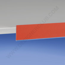 Vlakke zelfklevende scanner rail mm. 32x1000 kristal pvc