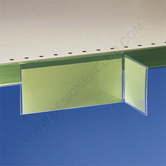 Standard shelf-talker mm. 180x80 with  pocket mm. 80x80