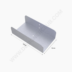 Metal vægmonteret holder til engangshandsker (minimum 2 stk.)