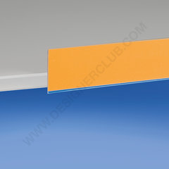 Flat adhesive scanner rail mm. 35x1000 antiglare pvc