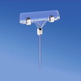 Altura de la clavija mm. 100 con soporte de señalización de abrazadera mm. 80