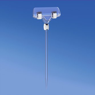 Altura de la clavija mm. 150 con soporte de señalización de abrazadera mm. 56