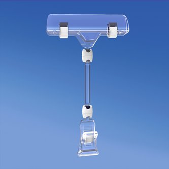 Mini clamp with stem mm. 50 and clamp sign holder mm. 80