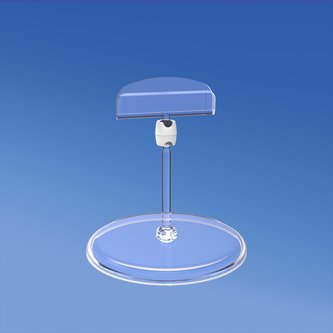 ROUND BASE Ø 85 MM WITH STEM AND SIGN HOLDER