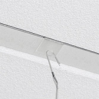 CLEAR PLASTIC CEILING CLIP