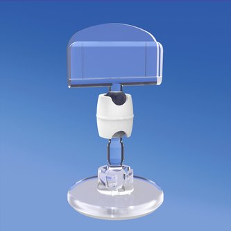 Adhesive mini base Ø mm. 30 with stem mm. 15 and sign holder mm. 27