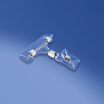 Mini clamp with clamp sign holder mm. 80