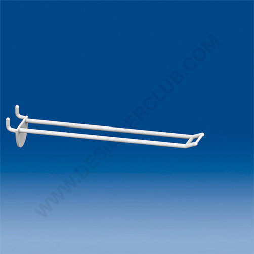 Double prong white double hook clip mm. 200 small price holder