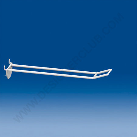 Double plastic prong white with automatic hook mm. 200 big price holder