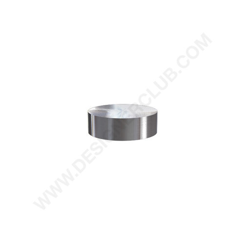 Decorative anodized cover for screw