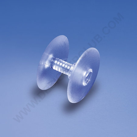 Cabeça de botões automática mm. 28 (ab 28/15) material reciclado transparente ♻