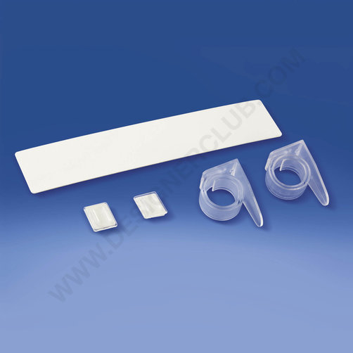 Front for snail clips with swallowtailed and adaptor cm 32x6