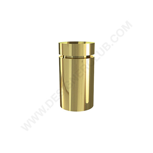 Basic guld afstandsstykke diameter mm. 13