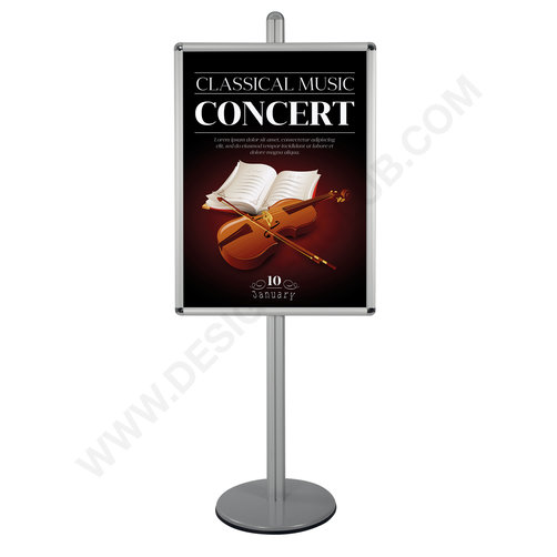 Poster stand A1 for pole